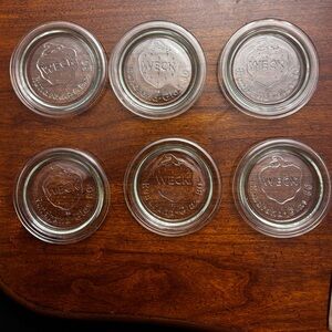 Clear Glass Food Storage Jars